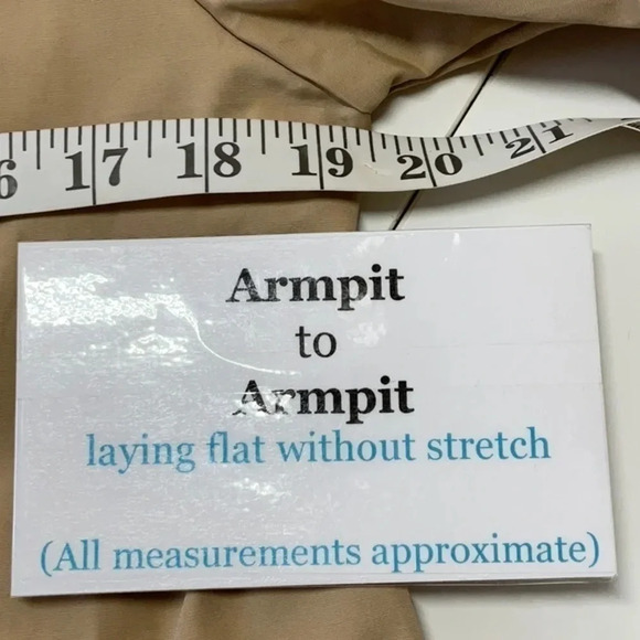 Chico’s Tan Snap Button Down Jacket Size: 8-10 (Chico’s Size 1) - Picture 7 of 10